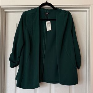Torrid Dark Green Blazer